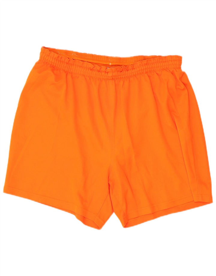 Nike - Pantalones cortos deportivos para hombre, talla grande, poliéster naranja