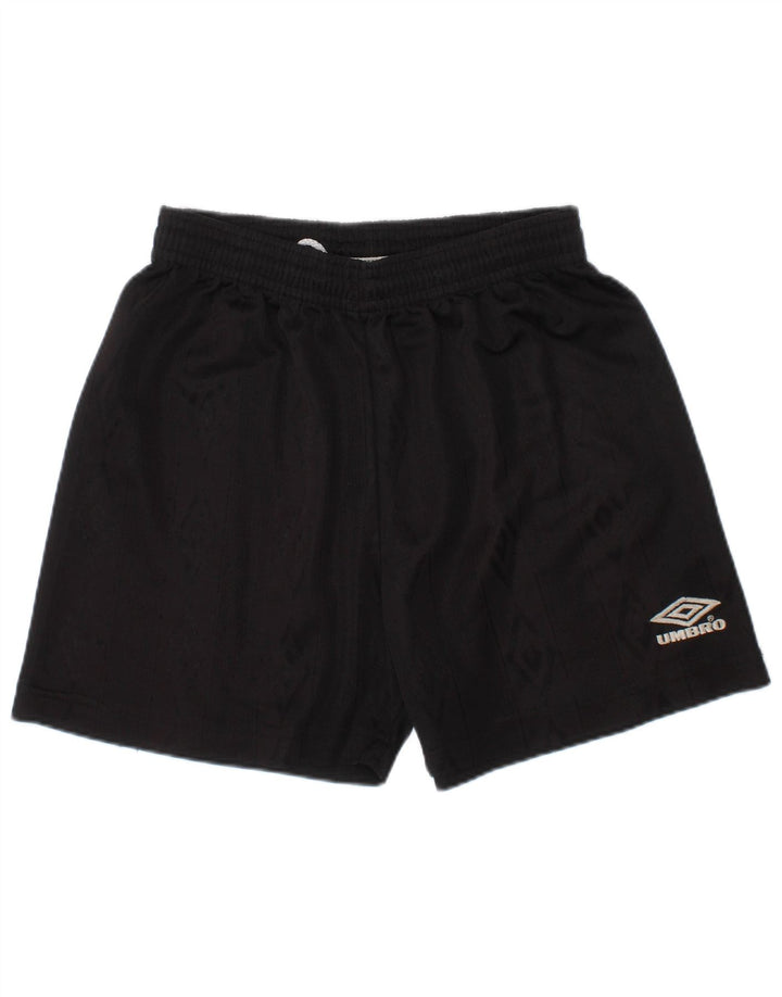 UMBRO Pantalón corto deportivo para niño 6-7 años Negro Poliéster