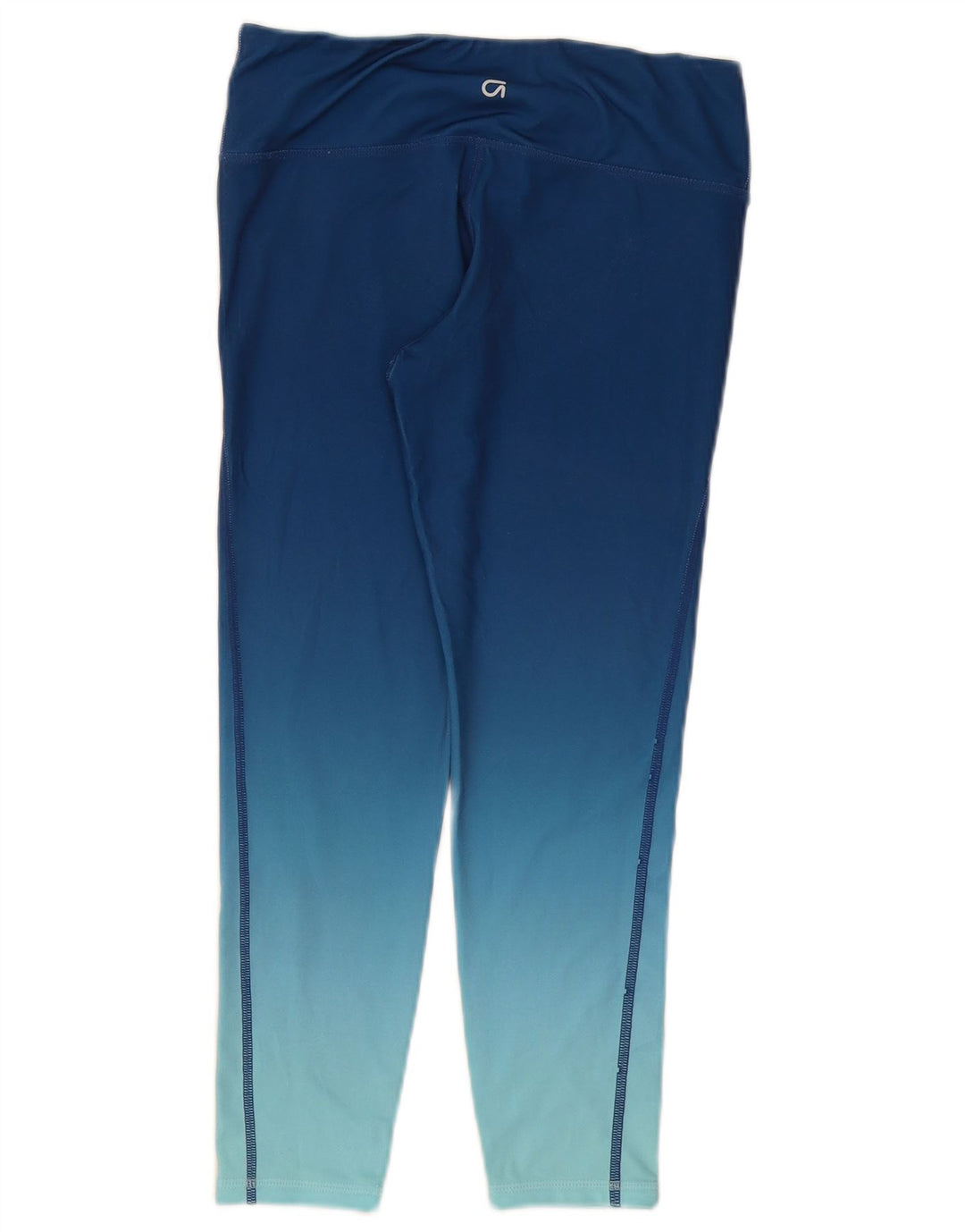 Leggings cortos para mujer Gap UK 40 Poliéster con bloques de color azul pequeño
