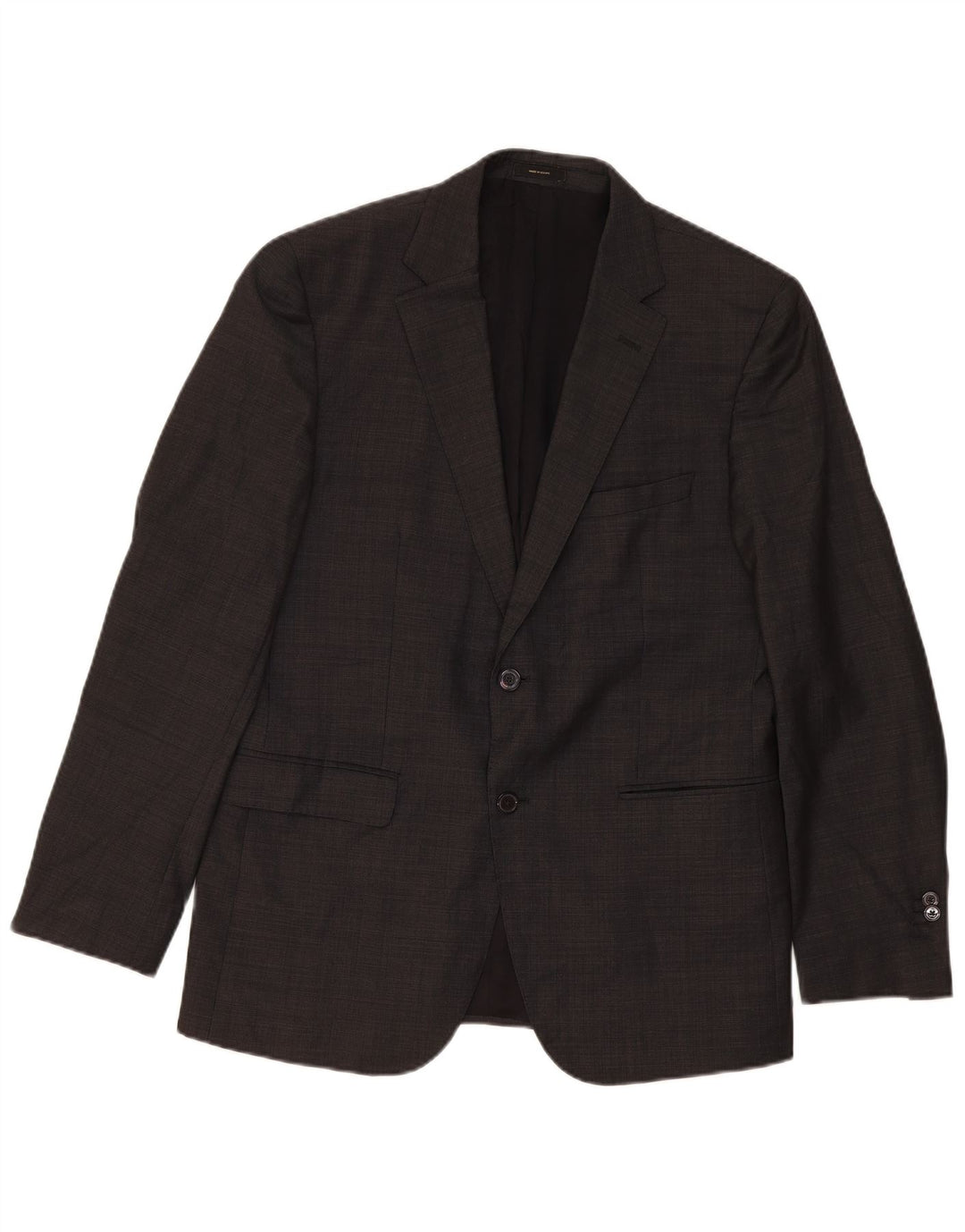 Massimo Dutti Chaqueta Blazer De 2 Botones Para Hombre EU 52 Grande Lana Gris
