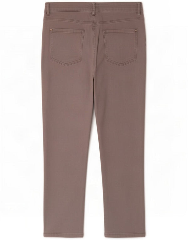 M&Co Jeans recortados para mujer UK 46 Large W34 L24 Algodón gris