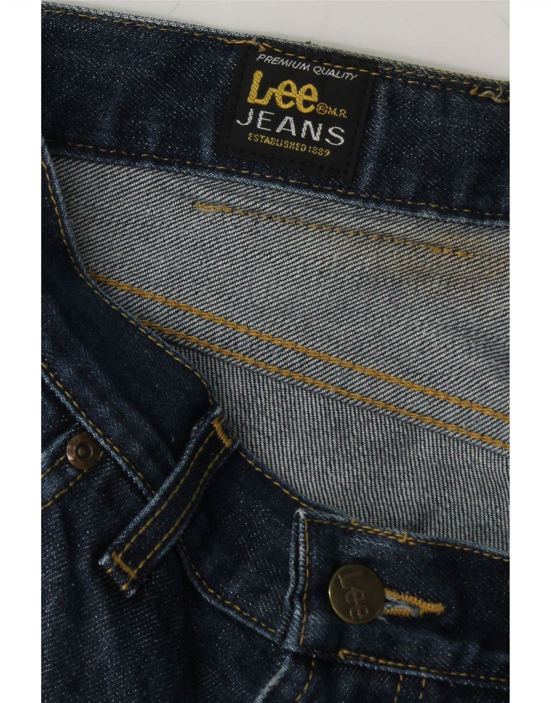 LEE Mens Straight Jeans W32 L28 Blue Vintage Lee and Second-Hand Lee from Messina Hembry 