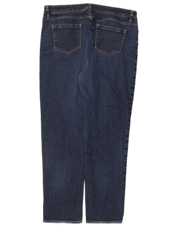 Crew Clothing Vaqueros ajustados para mujer UK 16 Large W36 L28 Algodón azul