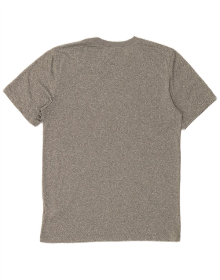 Camiseta Nike Dri Fit para hombre Top pequeño poliéster moteado gris