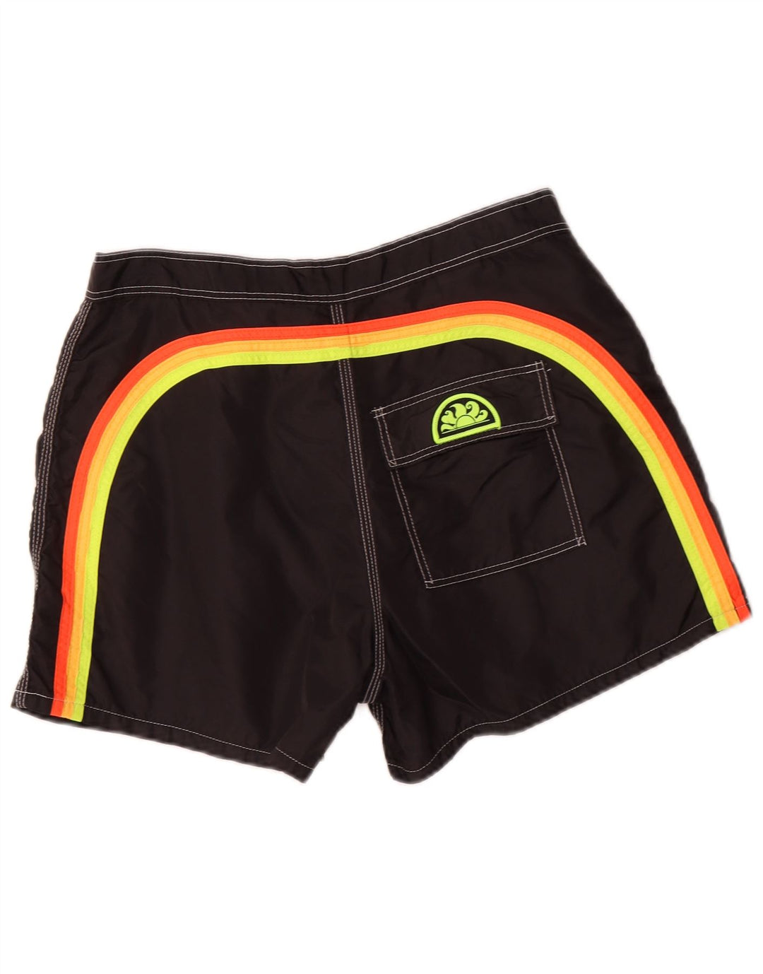 Sundek Bañador para hombre, talla grande, nailon negro