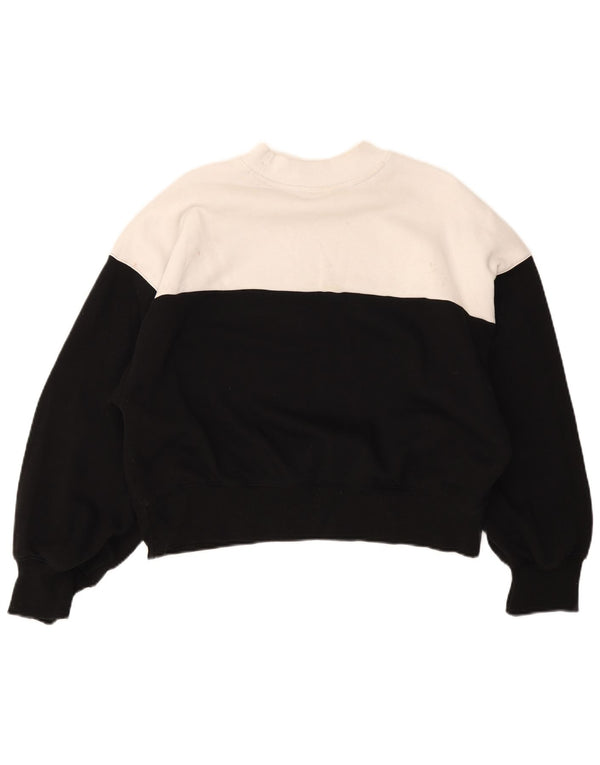 Champion Sudadera Gráfica para Mujer Jersey UK 44 Mediano Negro Colorblock