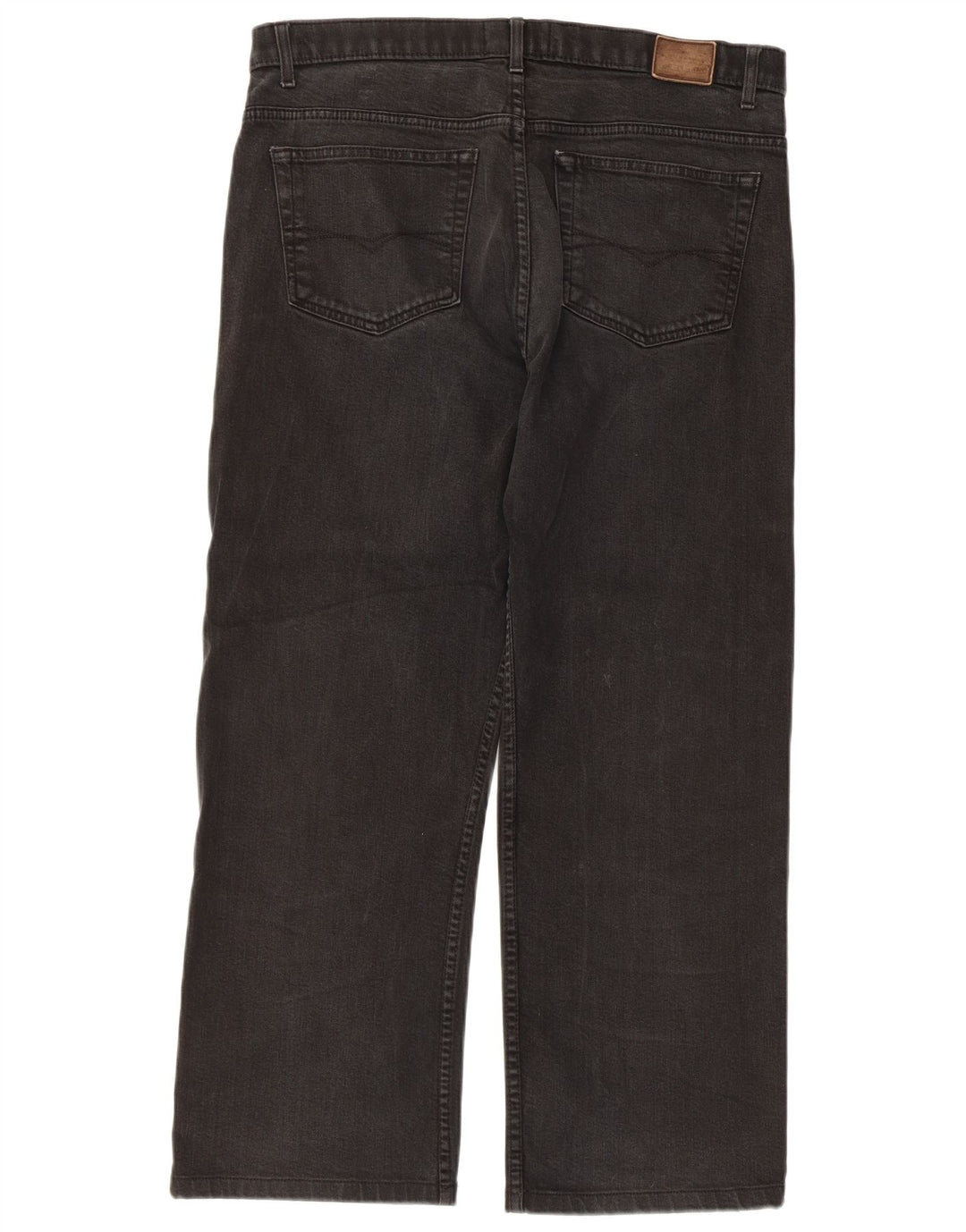 Marks & Spencer Vaqueros rectos para hombre W36 L27 Algodón negro