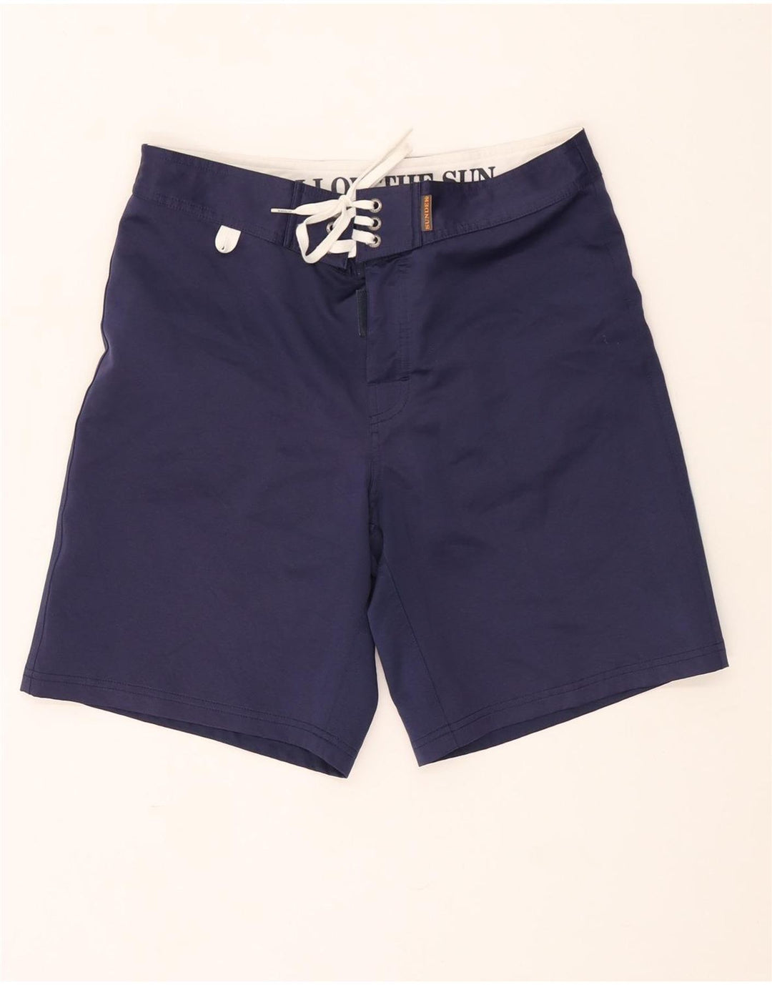 Sundek Bañador con gráfico de ajuste regular para hombre, talla mediana, W30 L8, azul