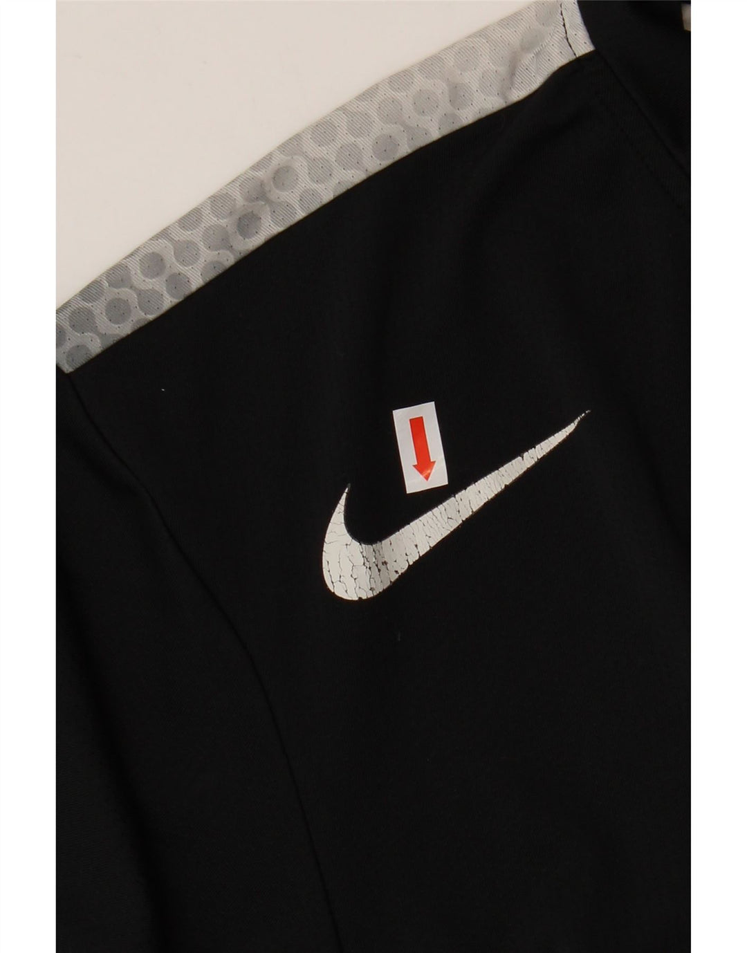 NIKE Camiseta Dri Fit para Hombre UK 39/41 Poliéster con Manchas Negras Medianas