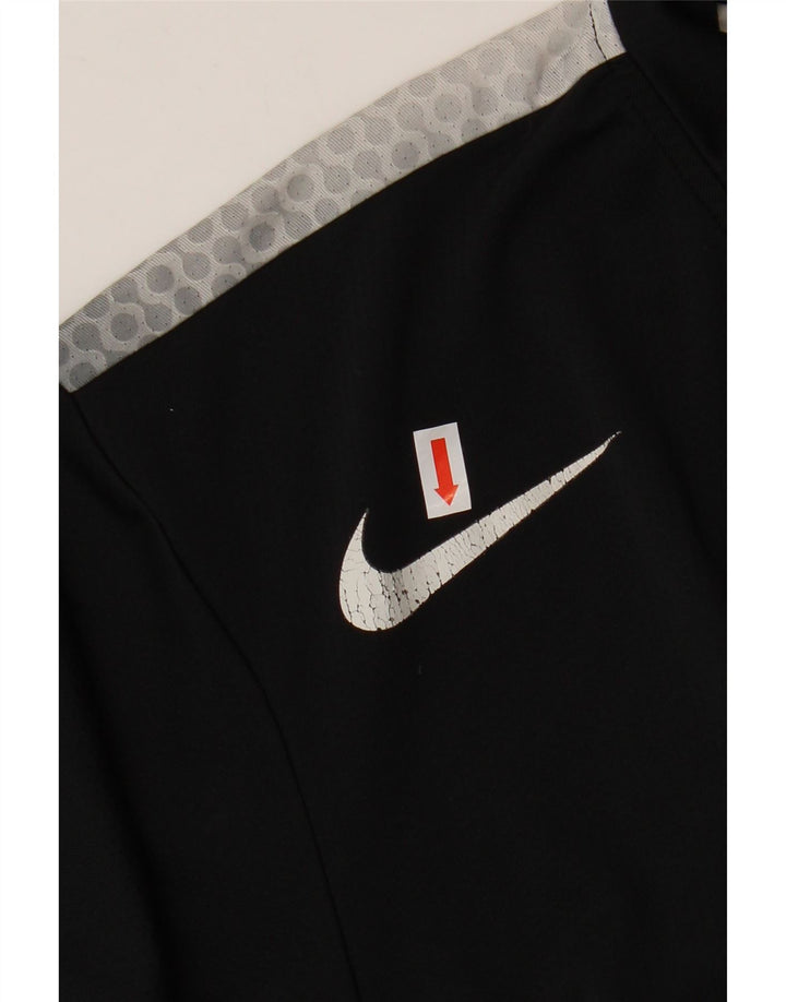 NIKE Camiseta Dri Fit para Hombre UK 39/41 Poliéster con Manchas Negras Medianas
