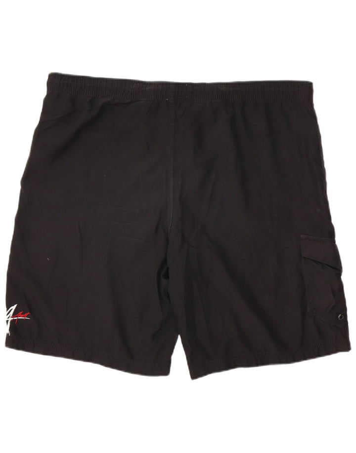 BILLABONG Bañador con gráfico para hombre, talla grande, poliéster negro
