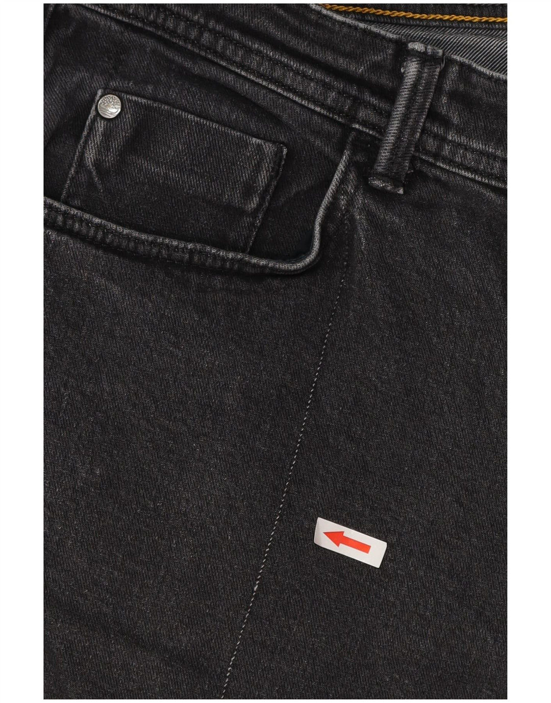 Timberland Jeans rectos para hombre W35 L29 Algodón negro