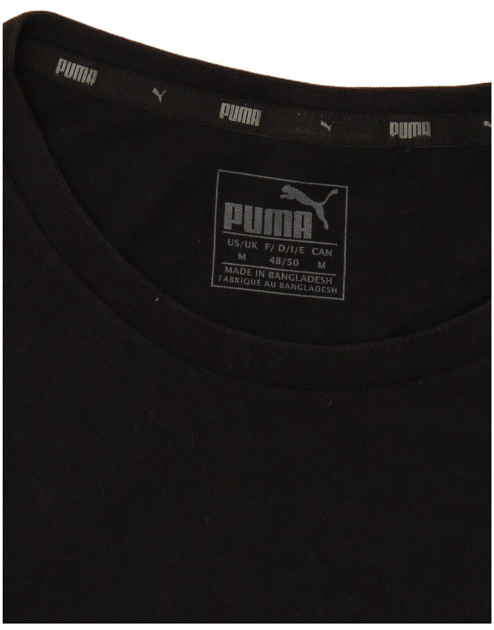 Puma Camiseta gráfica para hombre Top Medium Black