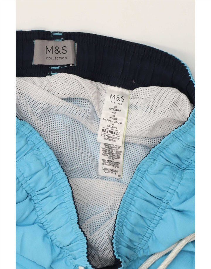 Bañador Marks & Spencer Hombre Poliéster Azul Medio