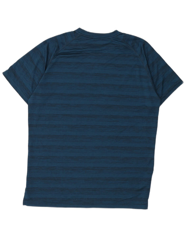 Camiseta PUMA para hombre Top grande azul marino a rayas