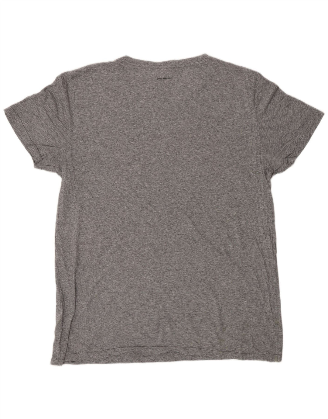 HUGO BOSS Camiseta gráfica para hombre Top 2XL Gris moteado