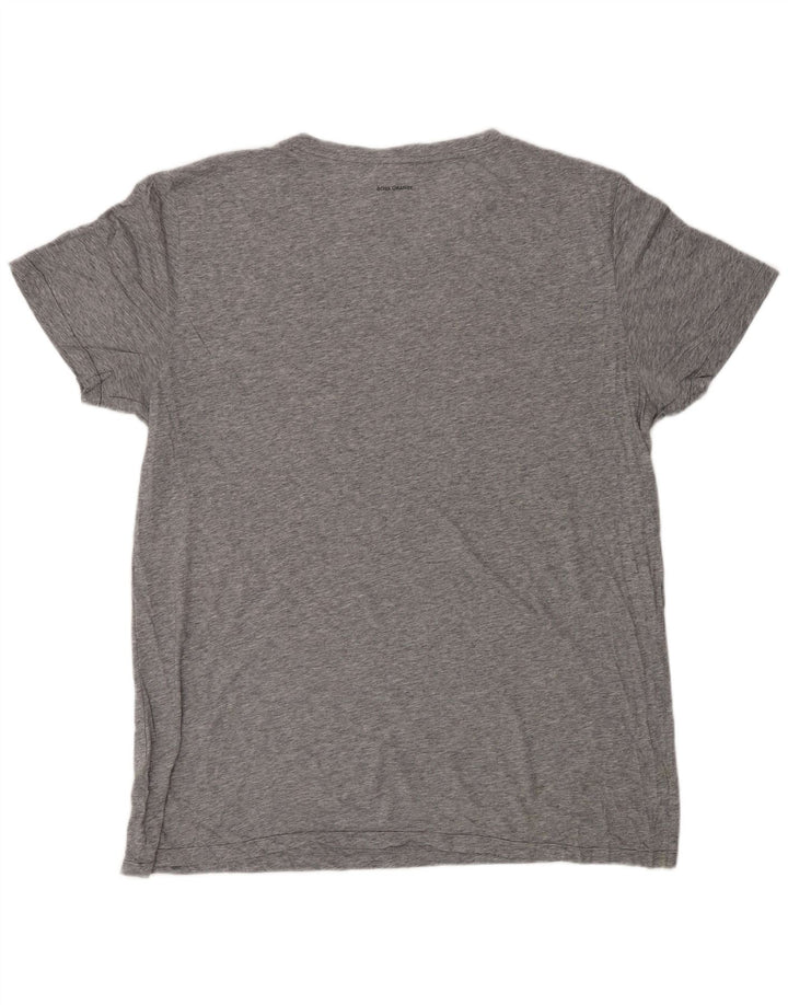 HUGO BOSS Camiseta gráfica para hombre Top 2XL Gris moteado