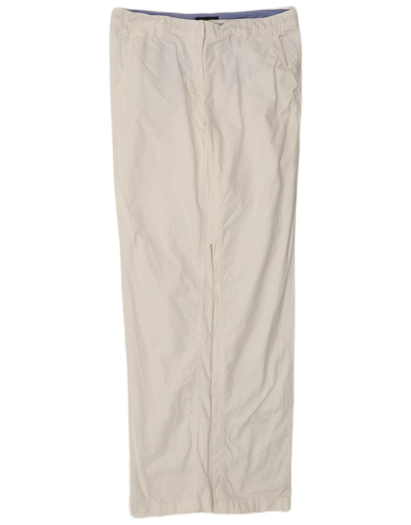 Tommy Hilfiger Pantalones chinos rectos para mujer US 8 Medium W30 L33 Blanco
