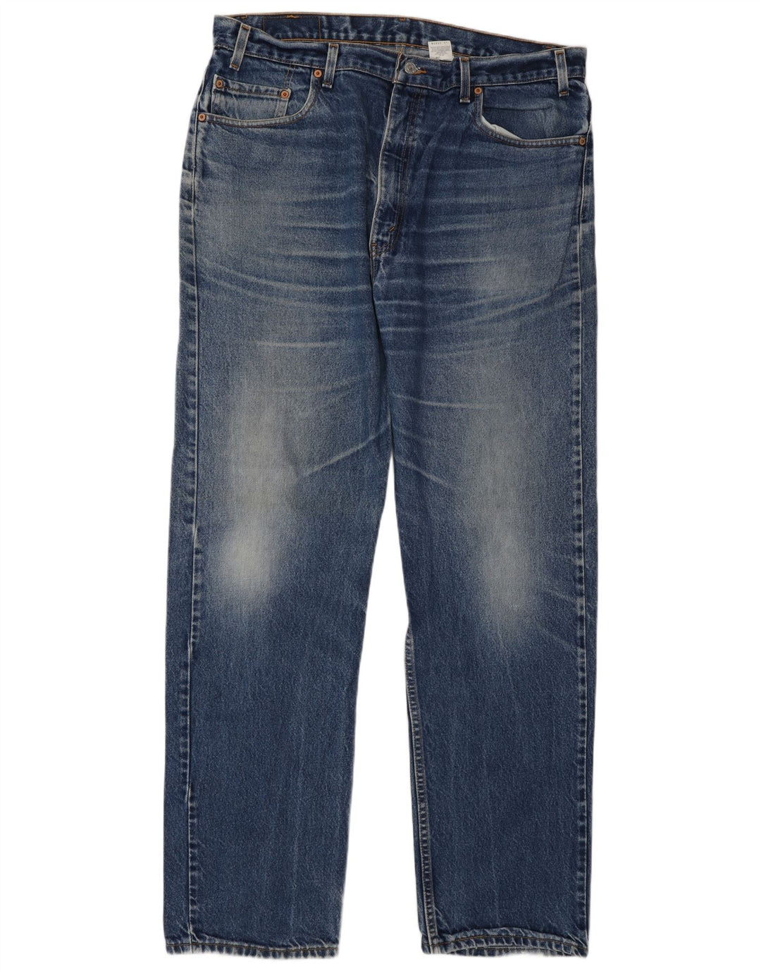 Levi's Vaqueros rectos de corte regular 505 para hombre W40 L34 Algodón azul