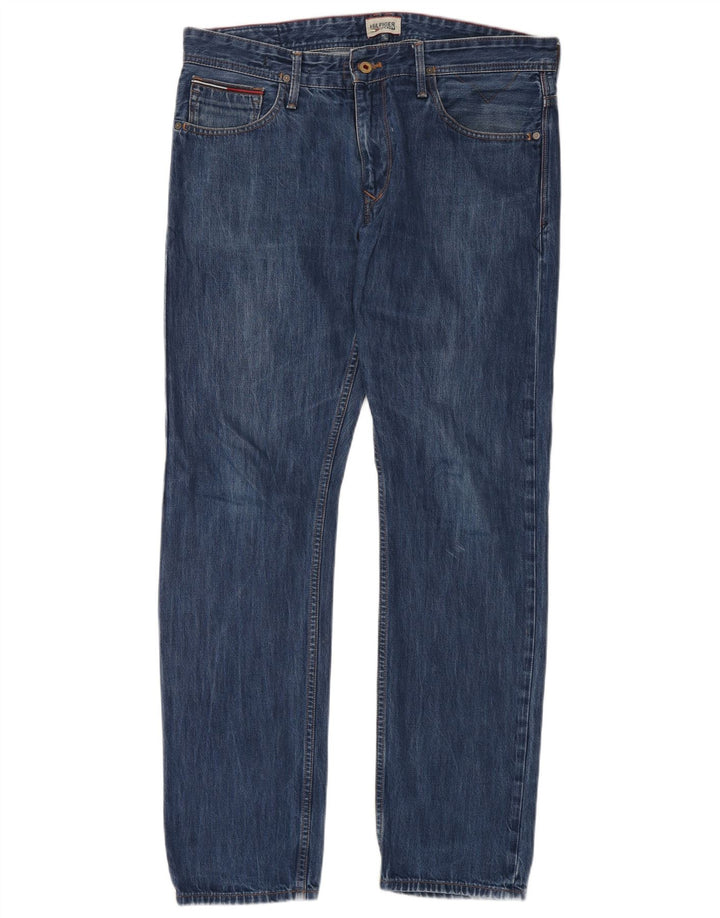 TOMMY HILFIGER Vaqueros rectos para hombre W36 L34 Algodón azul