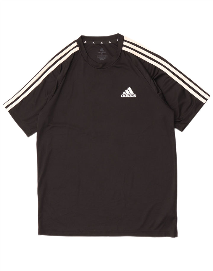 Adidas Hombre Aeroready Camiseta Top Mediano Negro Poliéster