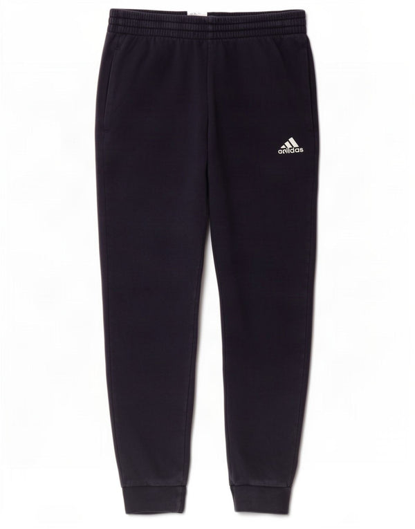Adidas Hombre Pantalones De Chándal Joggers Grande Azul Marino Algodón