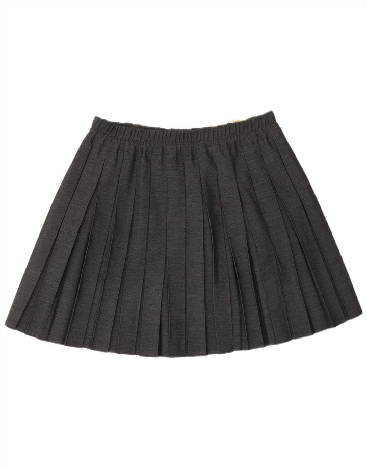 Falda Plisada Cuchillo Mujer Ecco EU 42 Grande W32 Viscosa Gris