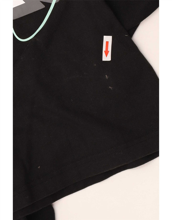 Adidas - Camiseta gráfica para hombre, talla mediana, algodón negro