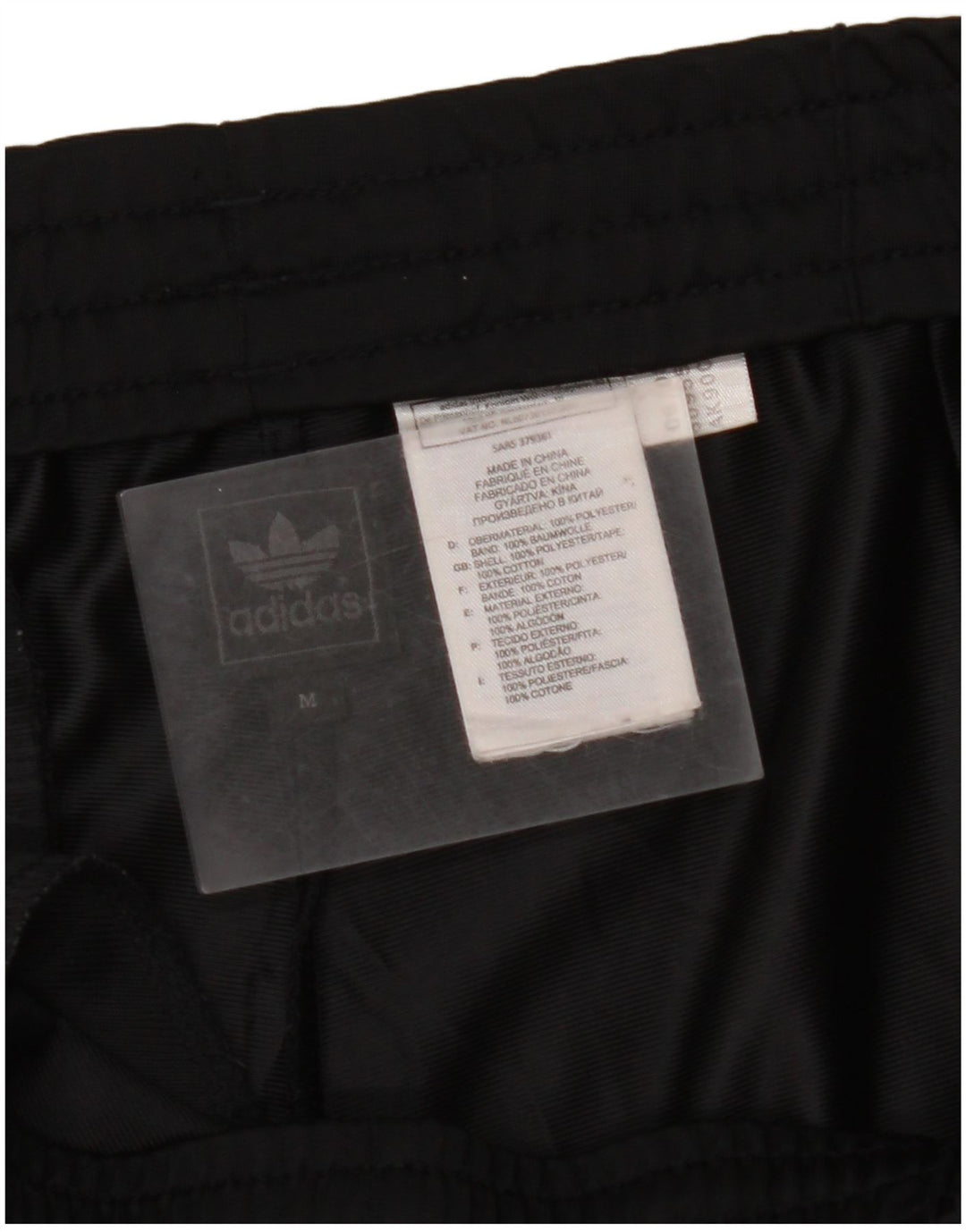 Pantalón De Chándal ADIDAS Hombre Mediano Negro Poliéster