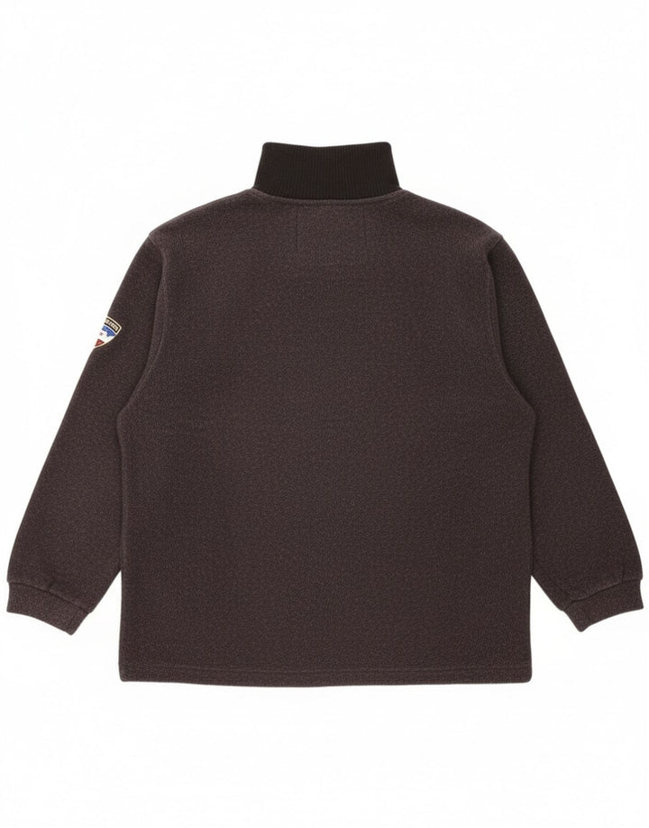 Cape Horn - Sudadera con cuello y cremallera para hombre, talla XL, poliéster negro