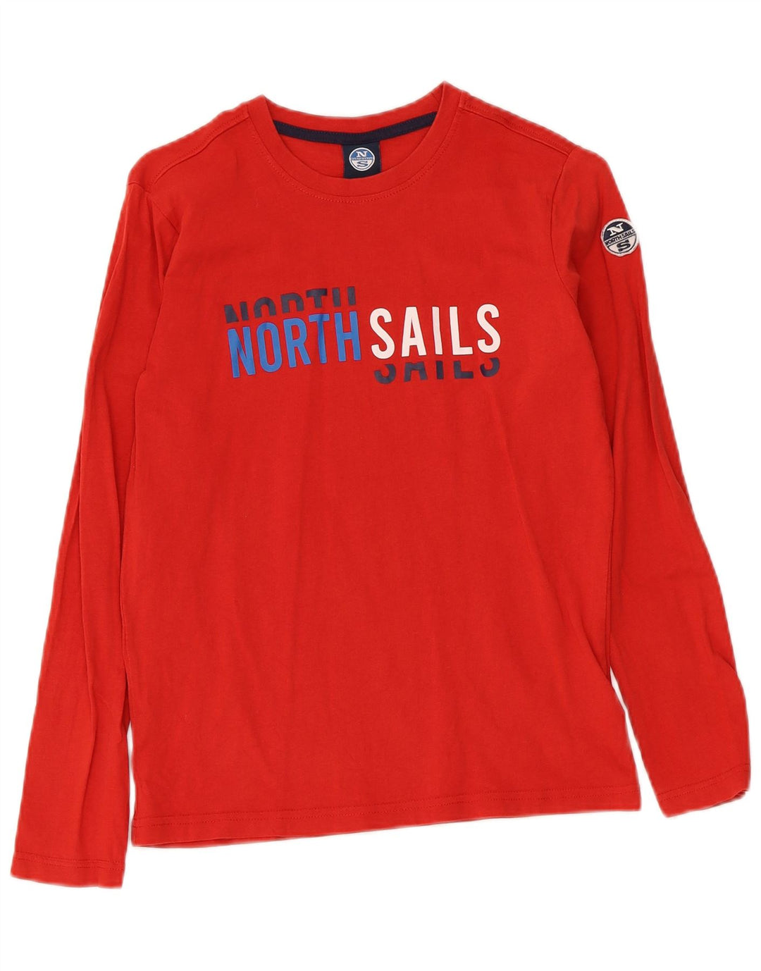 North Sails Camiseta gráfica para niños de manga larga 11-12 años Algodón rojo