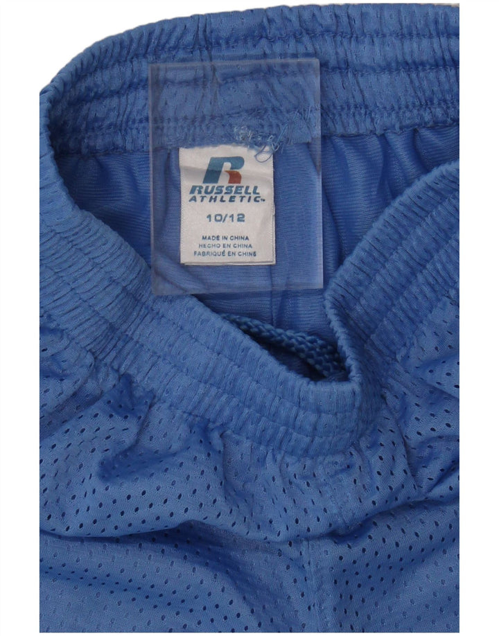 Russell Athletic Pantalones cortos deportivos para niño 10-11 años Azul Poliéster