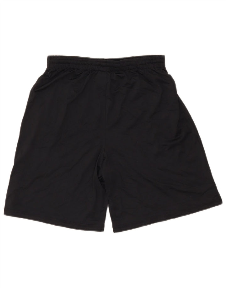 UNDER ARMOUR Pantalones cortos deportivos para niños 11-12 años Grande Poliéster negro