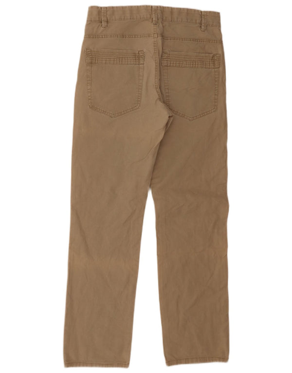 Benetton Boys Straight Chino Trousers 15-16 Years W30 L30 Beige