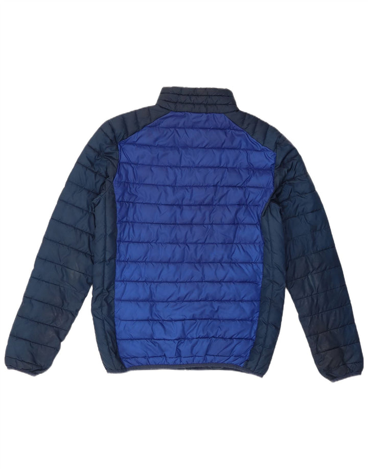 Ellesse Chaqueta acolchada para hombre ES 36 Small Azul Colorblock Poliéster