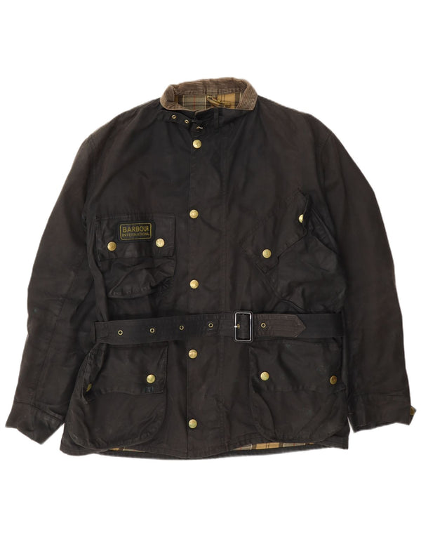 Barbour Chaqueta de algodón encerado para hombre Reino Unido 44 Marrón grande