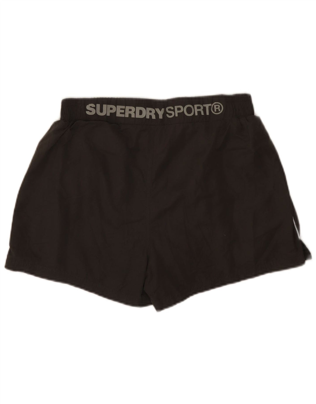 Superdry Shorts Deportivos Gráficos Negro Mediano Mujer