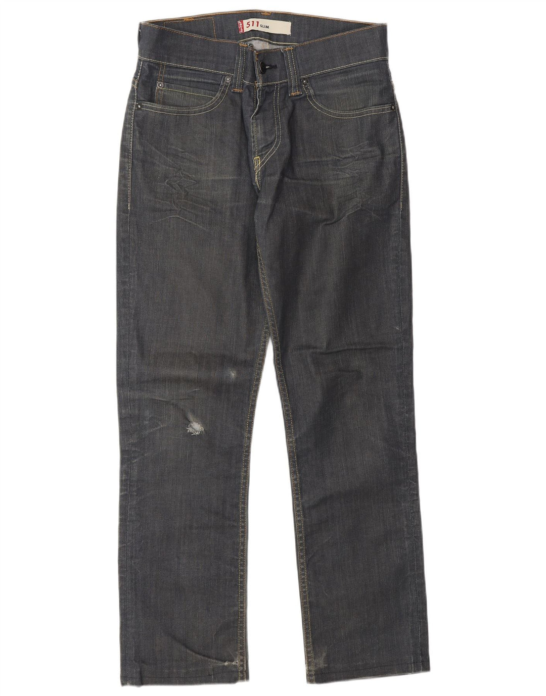 LEVI'S Mens 511 Slim Jeans W31 L28 Algodón Azul Marino
