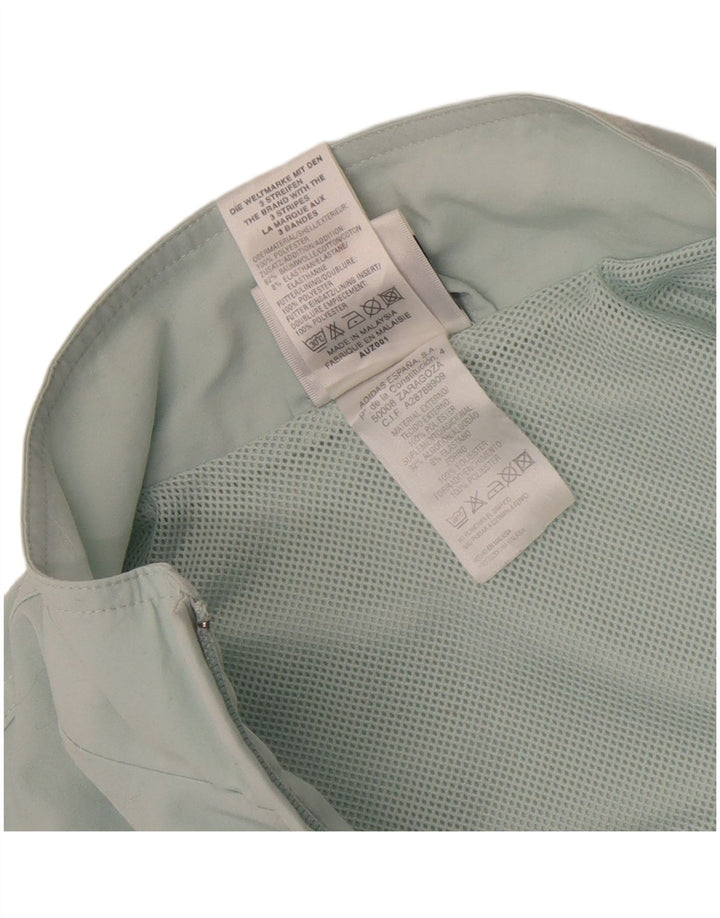 Adidas Chaqueta Chándal Niño 15-16 Años Verde Rayas Poliéster