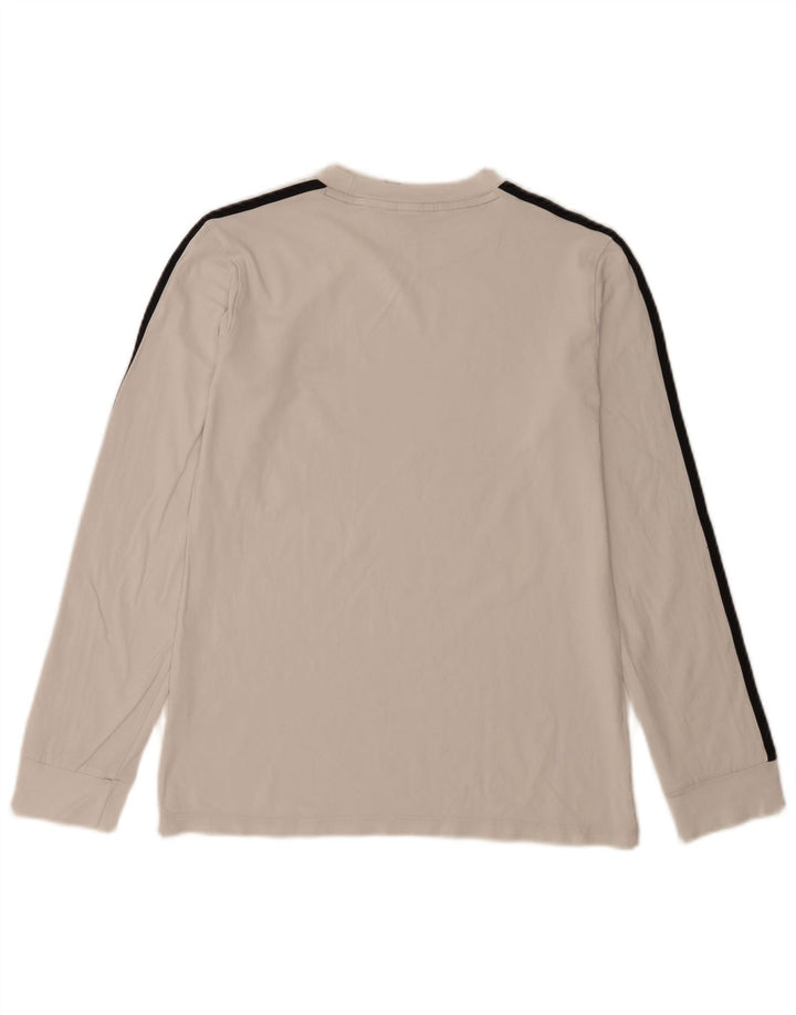 Adidas - Camiseta de manga larga para mujer, talla 40, talla M, color blanco
