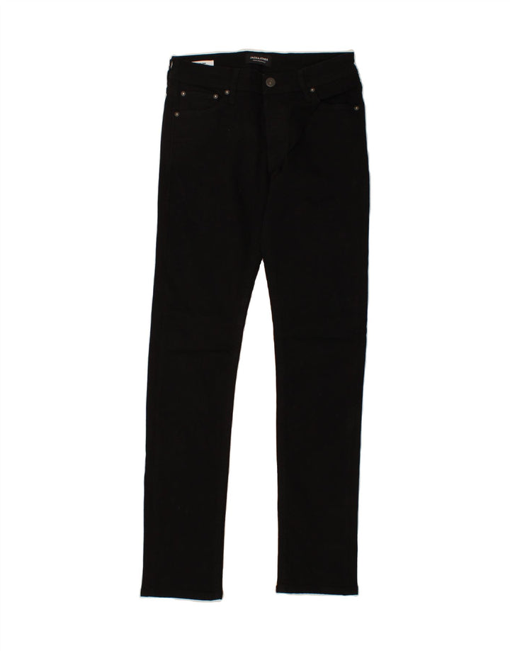 JACK & JONES Womens GLENN Slim Jeans W29 L34  Black Cotton Vintage Jack & Jones and Second-Hand Jack & Jones from Messina Hembry 