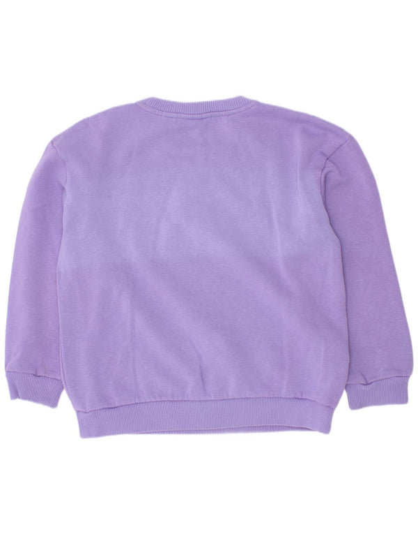 Lacoste Sudadera con Estampado Gráfico para Niños 7-8 Años Morado Algodón