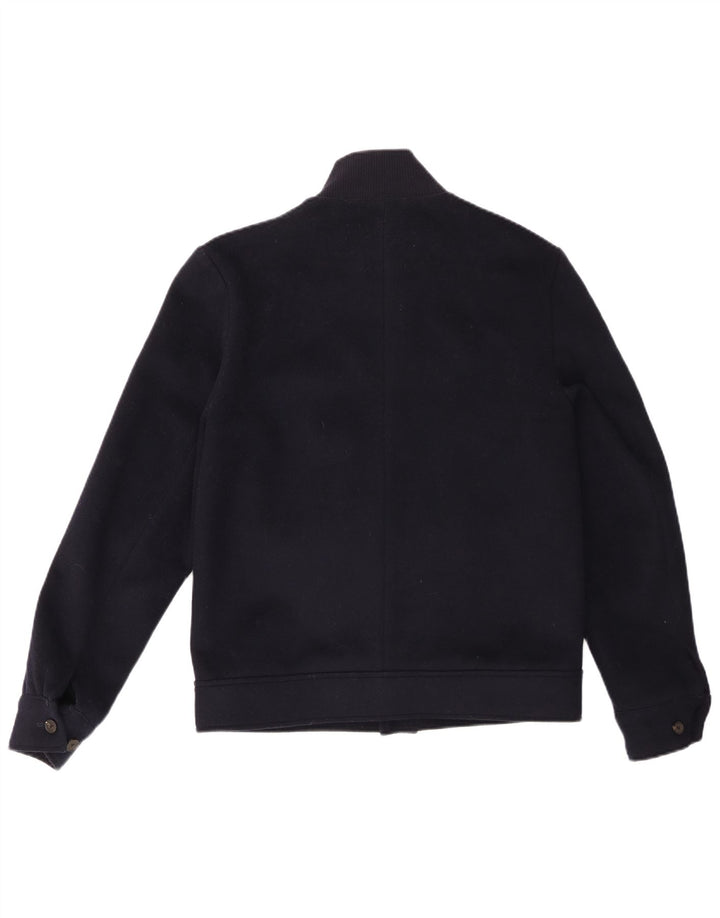 Chaqueta bomber Reiss para hombre UK 36 Small Lana azul marino