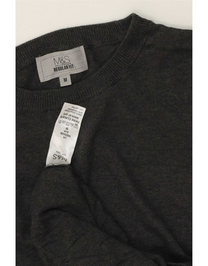 Marks & Spencer Jersey De Corte Regular Con Cuello Barco Para Hombre Gris Medio