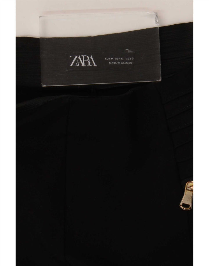 Zara Mujer Pantalones Cortos Medianos W28 L25 Negro