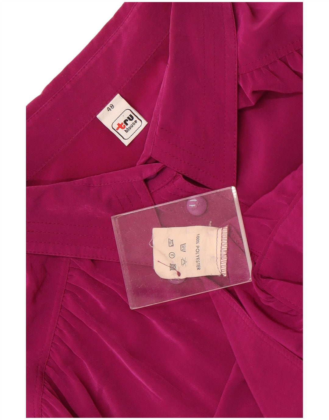 Blusa camisera para mujer Tru IT 48 XL Poliéster morado
