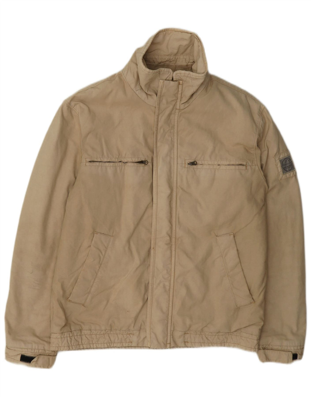 Murphy & Nye Chaqueta utilitaria de corte regular para hombre UK 38 Algodón beige medio