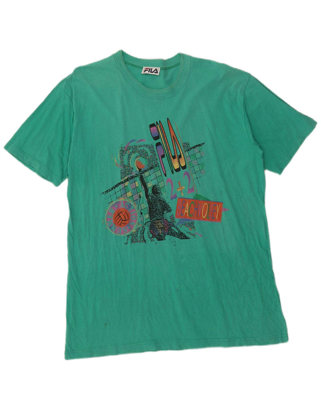Fila Camiseta gráfica para hombre Top XL Verde