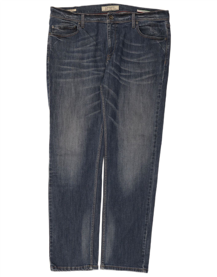Vaqueros rectos para hombre Casucci W42 L32 Algodón azul