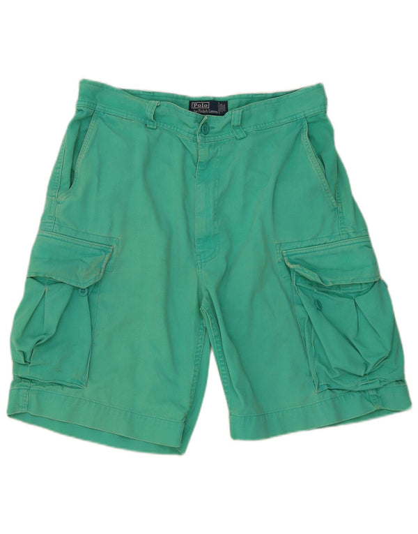 Polo Ralph Lauren pantalones cortos cargo para hombre W34 algodón verde grande